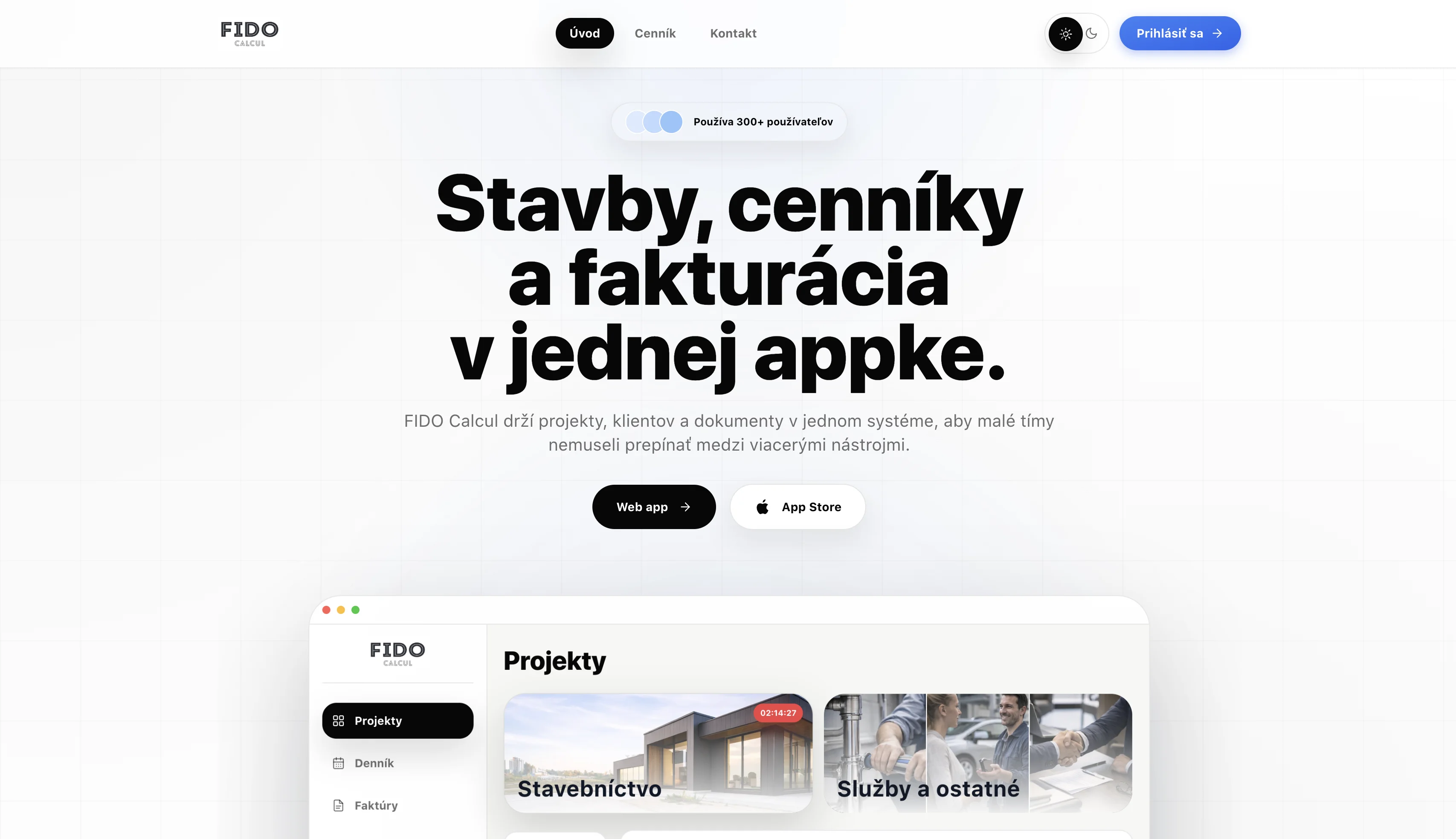 Fido Calcul náhľad projektu